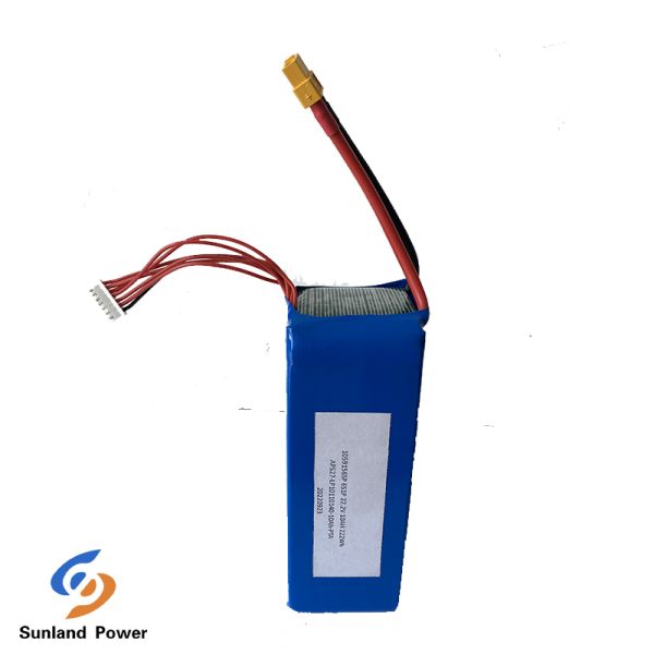 22.2V 10AH Polymer Lithium Ion Batteries For UAV With XT60 PH Connector