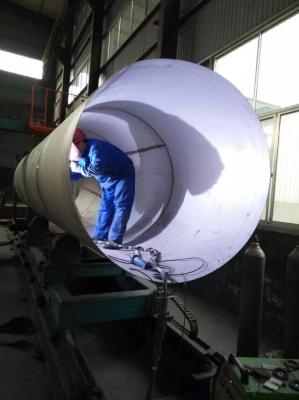 Ss Welded 630mm Stainless Steel Pipes 302 304 JIS 32205 Brush Polish