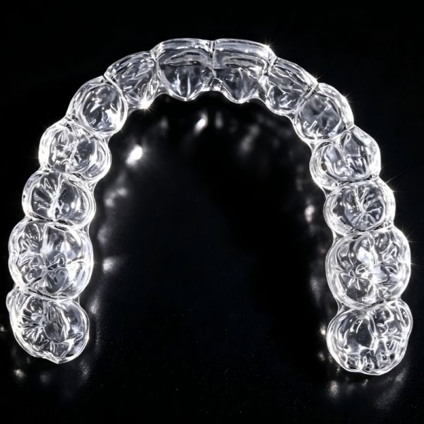 Transparent Dental Soft Splint 3D Printed Orthodontics Appliance