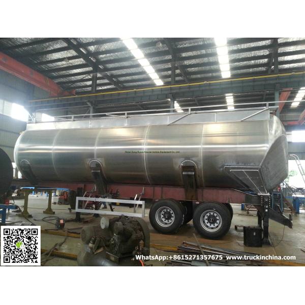 Aluminum Alloy  Wheat Flour Bulk Tanker with Tipping Hydraulic Cylinder (6000USG-10000USG ）whApp:+8615271357675