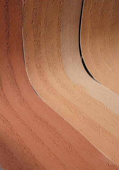 Villa Construction Artificial Exterior Clay Cladding Rammed Earth Board