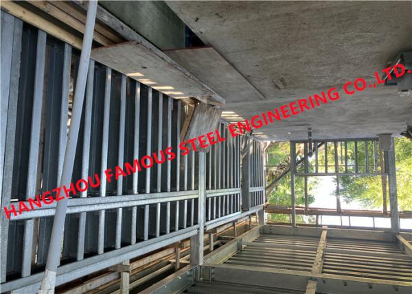 Heavy Structural Steelworks Light Gauged Steel Framing Combination For Multi-storey Apartment Buildings Villa Houses