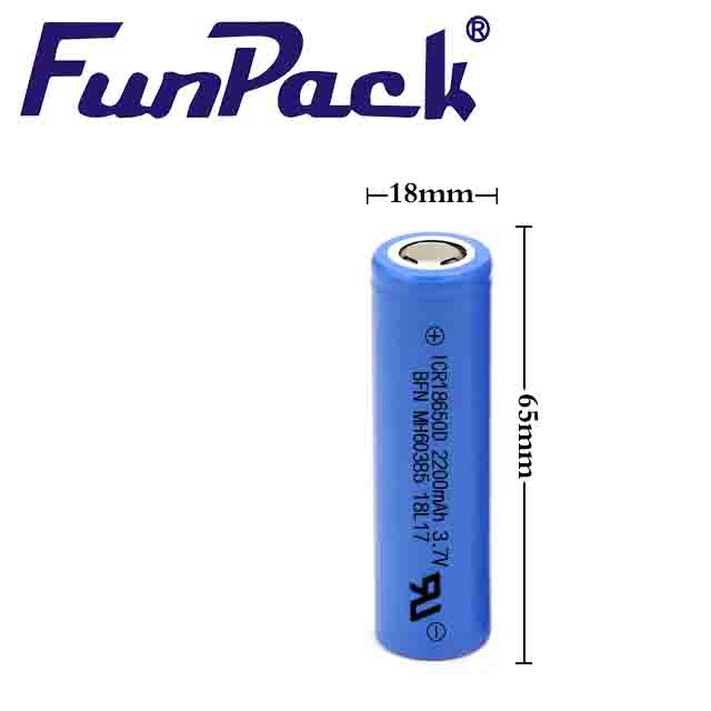 500 гальванических элементов 3.7V 18650C 2200mAh иона лития жизни циклов