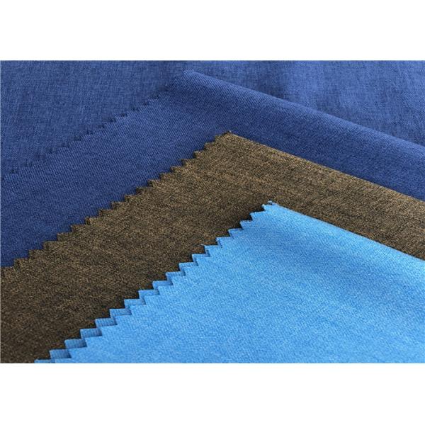 2/2 Twill Weft Stretch Blue Outdoor Fabric Coated Waterproof Fabric For Winter Jacket