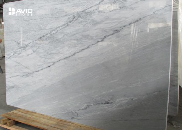 Similar Carrara White Marble Slabs With Grey Veins For Flooring / Wall Cladding