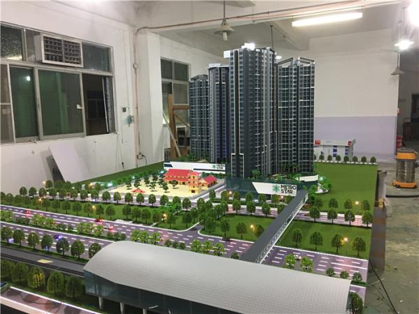 Real Estate Maquette Miniature Building Models With Light  , Construction Architecture Model Kits