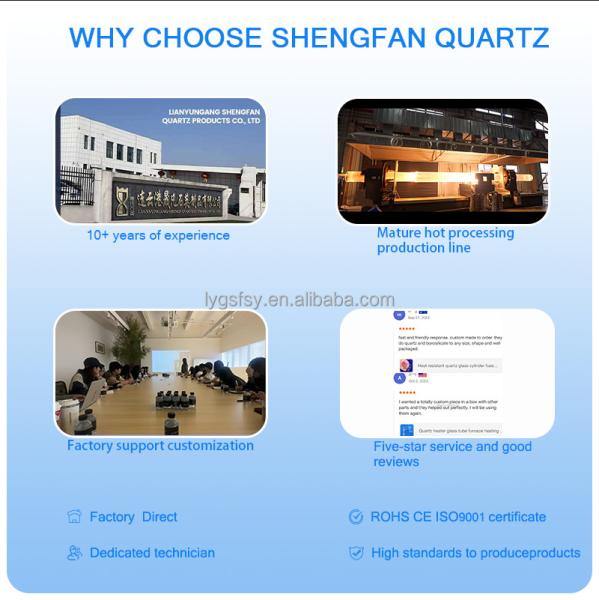 Clear Quartz Plate with Optical Prism Optical Quartz Prism Custom Cutting and Welding Processing Service