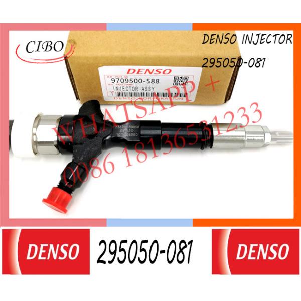 Fast Dispatch 295050-081# Steel Diesel Common Rail Nozzle Car Fuel Injector G3S33 For Engine Toyota 2KD TFV
