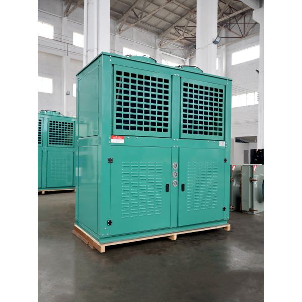 Refrigerator Compartment Uses a V-shaped Box-type Air-cooled Condenser with a Semi-hermetic Bitzer Compressor