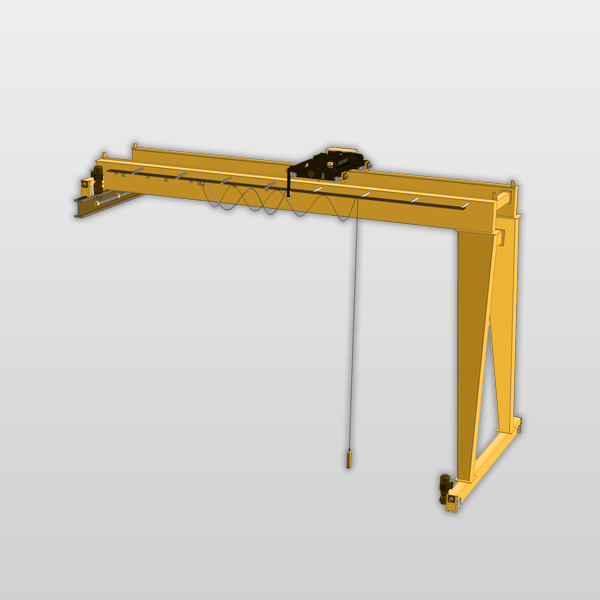 Semi portal gantry crane 3ton for sale