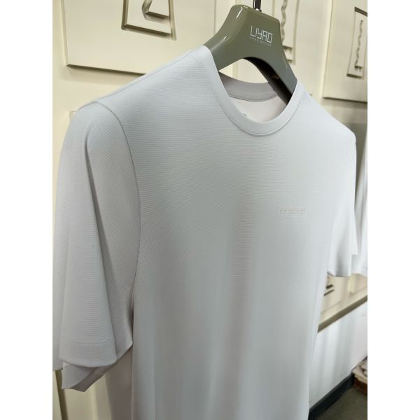 Men's Sportswear Light Gray Short - Sleeve Top & Pants, Breathable & Comfortable T Shirt for Men