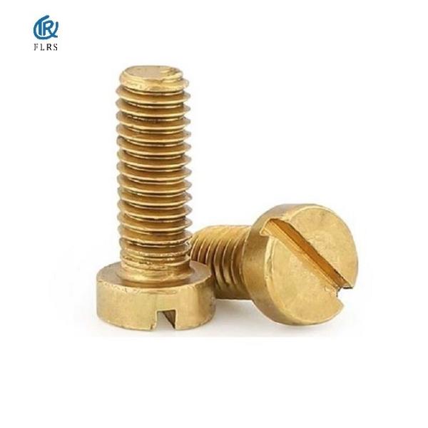 Латунный прорезанный винт головы крышки механический/винт торговый автомат круглой головки