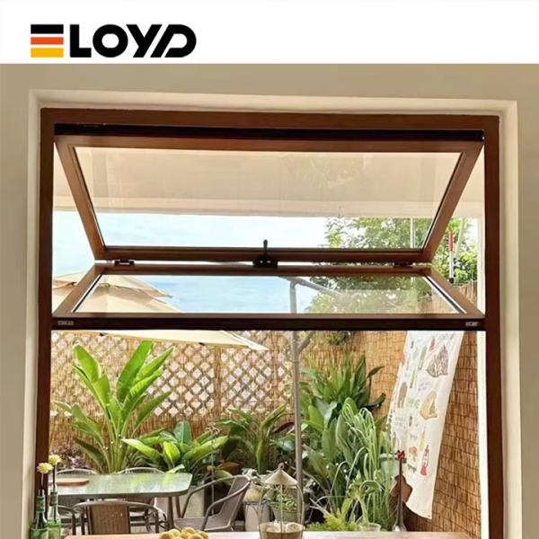 Soundproof Aluminum Folding Window with 5+18A+5mm Tempered Glass