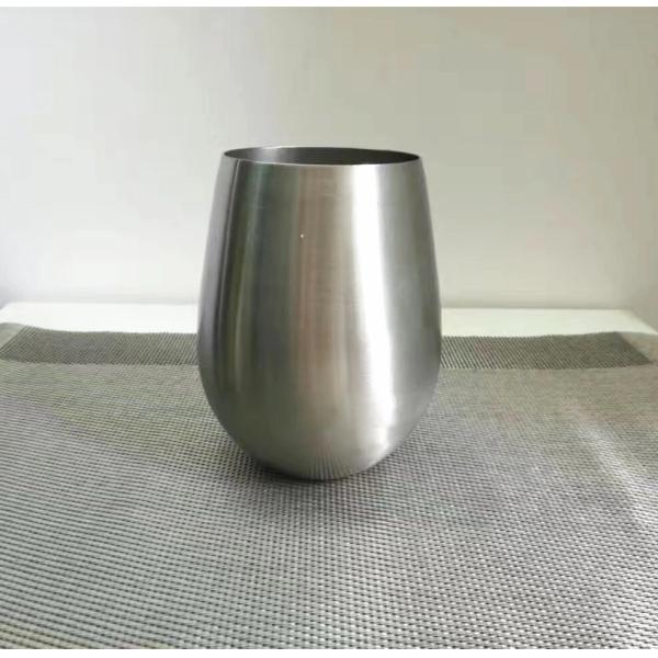 Nature Color Stainless Steel Insulated Bottle 18oz 500ml Wine Glasses