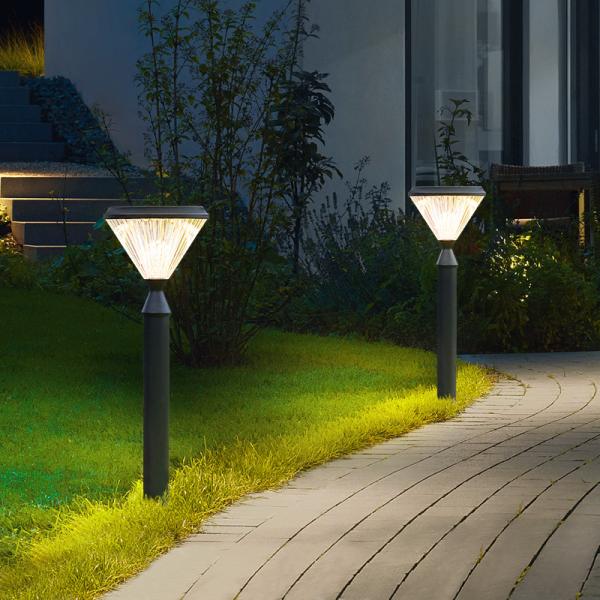 Luzes solares duráveis do caminho do diodo emissor de luz para a decoração 3000k 6000k da paisagem da jarda