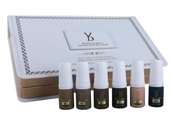 YD Ombre Brows Kit Semi Permanent Makeup Pigments with Shadow Effect Blades