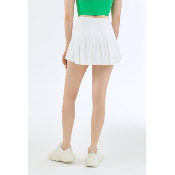 Синяя плиссированная юбка для гольфа для женщин с высокой талией