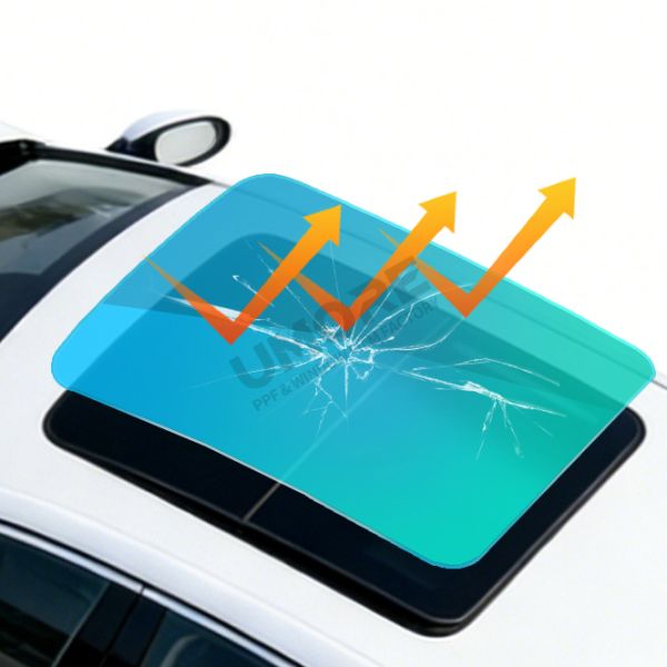 Self Healing TPU Sunroof Protective Film Corrosion Resistant Anti Scratch 99% UV 98% IR