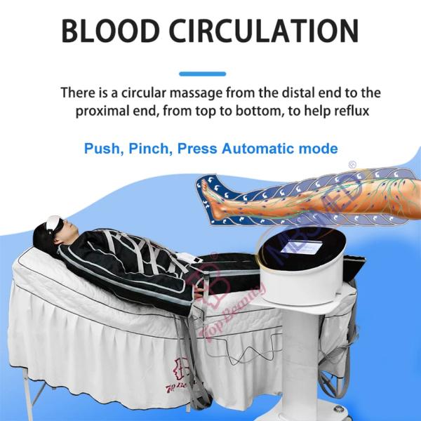 2 In1 Машина для лечения воздушным давлением Лимфатический дренаж Костюм для лечения воздушным давлением Инфракрасная терапия Потеря веса
