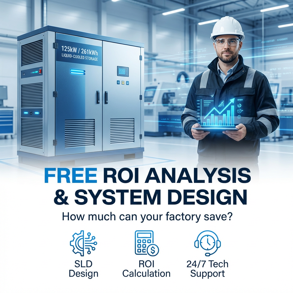 125kW 261kWh Island Smart Microgrid BESS Salt Mist Resistant Solar Wind Hybrid Energy Storage