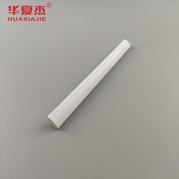 Venda Quente Moldes de PVC 1/2' Quarter Round Vinil Branco 12' Profil Impermeável PVC Decoração Interior