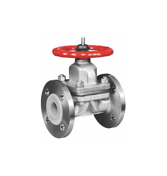2 Inch PTFE Electric Diaphragm Valve PN16 DN150 DIN Standard Silicone Chemical Use