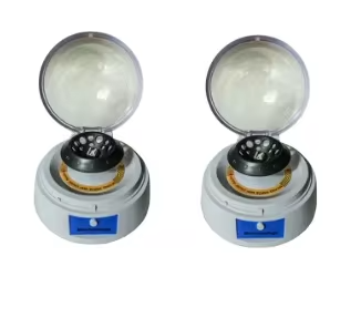 Mini 7000RPM Lab Benchtop Centrifuge 2700g RCF Dual Rotor 8*1.5/2.0ml 0.2x32 PCR Stripes Low Speed Model