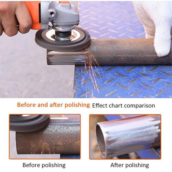 Wear Resistant 120 Grit Small 50mm 2 Inch Flap Disc For Fine Smooth Polisher