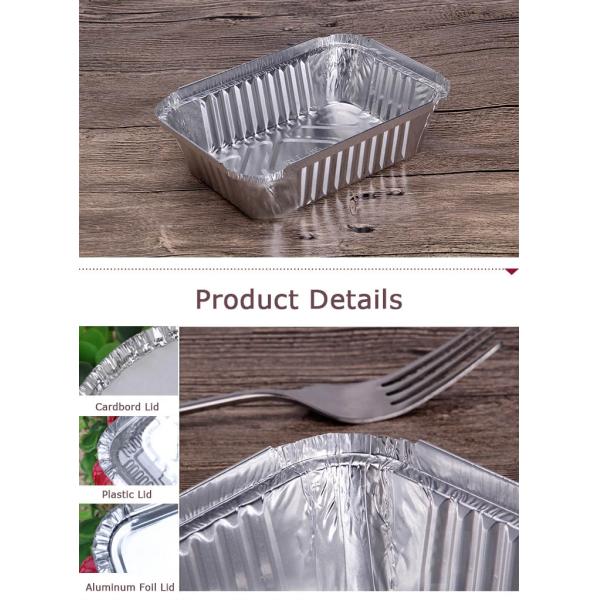 20 футовые продолговатые контейнеры из алюминиевой пищевой фольги