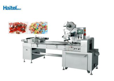 Sistema de alimentação automático horizontal da máquina de embalagem do descanso dos doces uso fácil