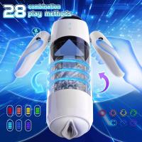 Masturbateurs automatiques pour hommes 7 machines de masturbation à poussée et rotative pour hommes