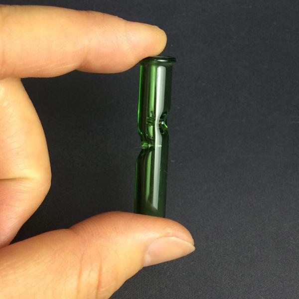 Hand Blown Glass Bongs Accessories Mini Glass Filter Tips 42mm Length