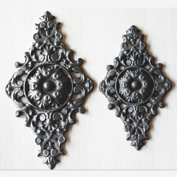 Custom Decorative Iron Panels Powder Coating Zinc Alloy Copper Material
