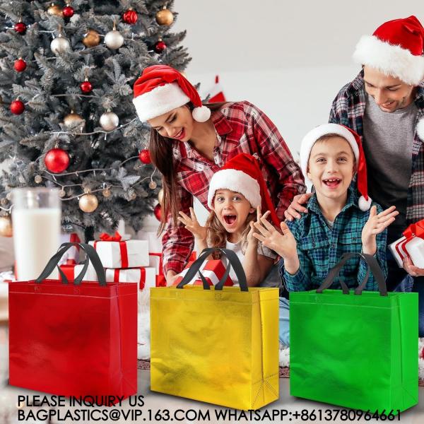 Reusable Goodie Bags With Handles - Gift Bags Medium Size - Party Favor Bags For Valentines Day Birthdays, Parties