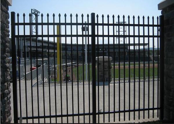 Easy Install / Handle Decorative Wrought Iron Fence Panels Maintenance Free
