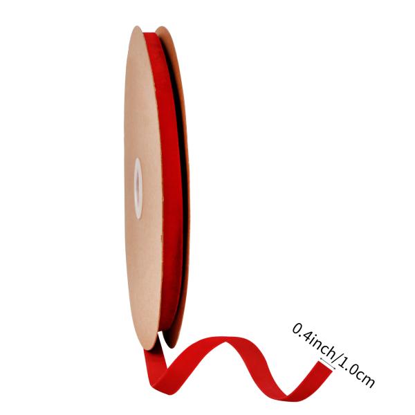 Cinta de terciopelo suave en azul especial para decoraciones de cajas de regalos y paquetes de fiestas