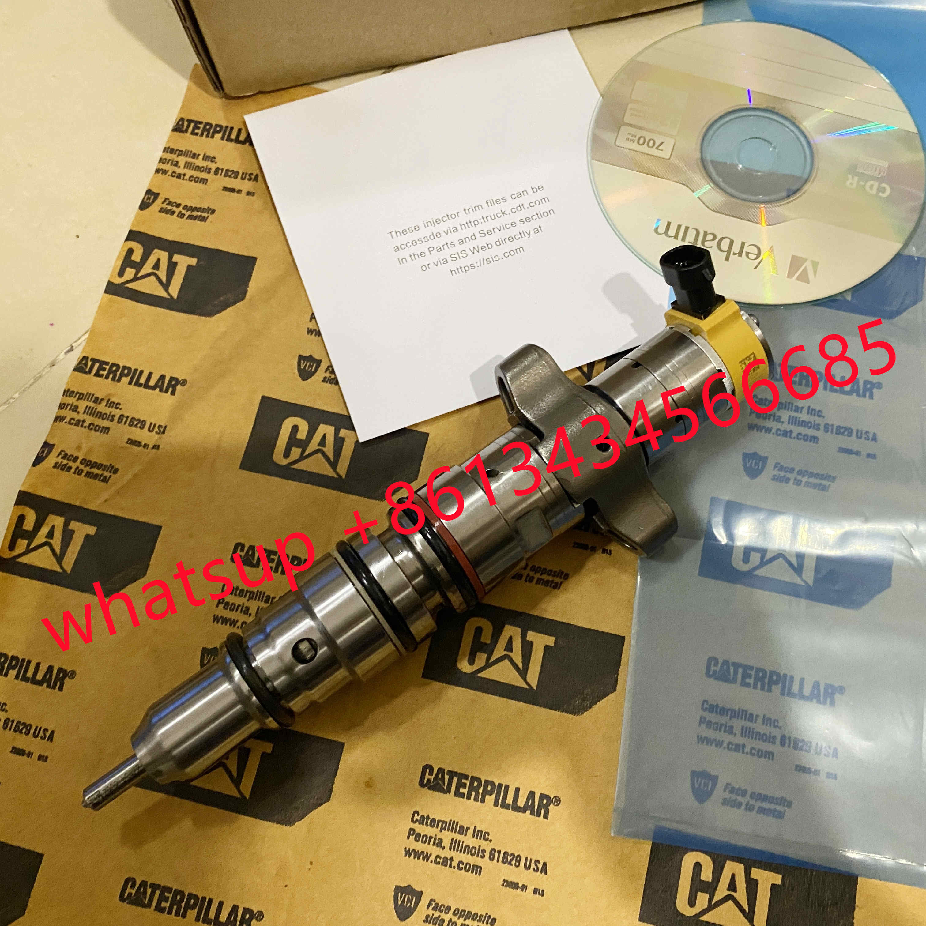 Инжектор двигателя CAT 557-7633 387-9433 C9 распылителей форсунки 10R7224 236-0962 топлива двигателя инжектора C9 CAT C7 C9