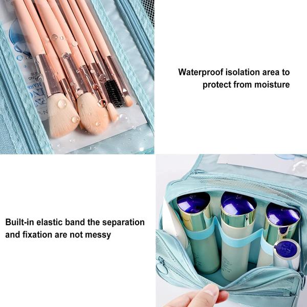 Women Hanging Toiletry Bag Water Resistant Cosmetic Makeup Travel Organizer Sturdy