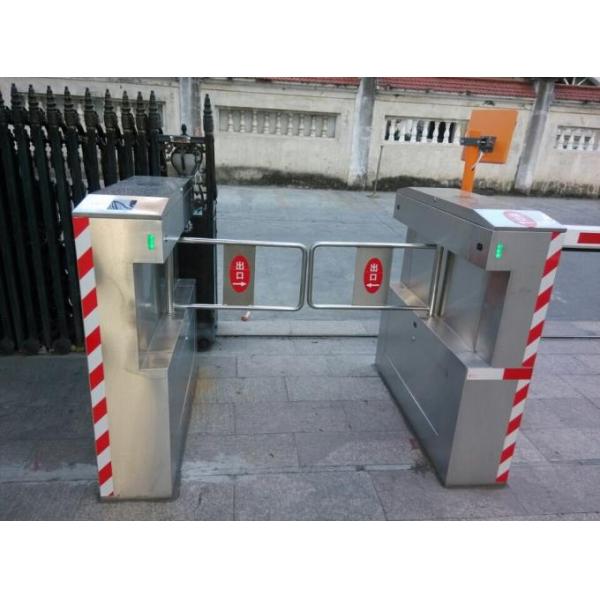 Mechanical Stainless Steel Turnstiles Retractable Swing Barrier Turnstile