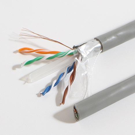 50MHz SFTP Shielding Type Cat 6 Ethernet Cable Copper Conductor LSZH Jacket