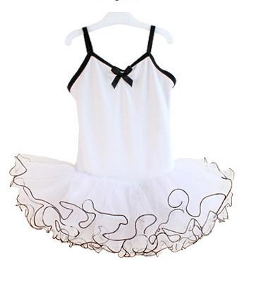 Girl's cotton and spandex camisole ballet dance dress