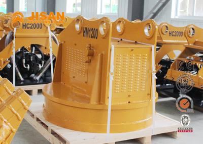 1600kg 3600lb 1.2m 47in Hydraulic Round Lifting Electromagnet For Crane Metal Scrap