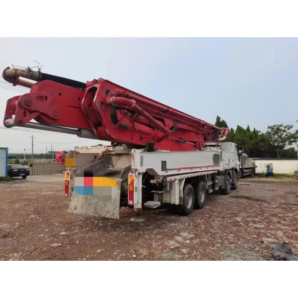 2012 Putzmeister Использованный бетонный насос грузовик 56м Грузовик Монтированный насос машина Mercedes Benz