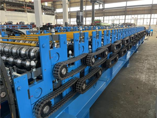 ASTM1045 Colored Steel Double Layer Panel Roll Former