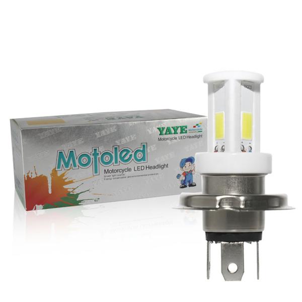 Фары мотоциклов AC/DC 8-80V H4 HS1 BA20D H6 P15D H6M 18w 1800LM Керамическая лампочка