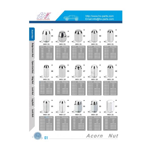 Chrome M12x1.5 Wheel Lug Nuts 37mm Length With Washer Toyota Car