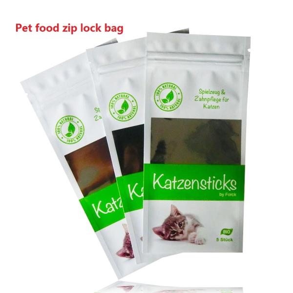 Стойте вверх квадратная нижняя упаковка еды собаки молнии