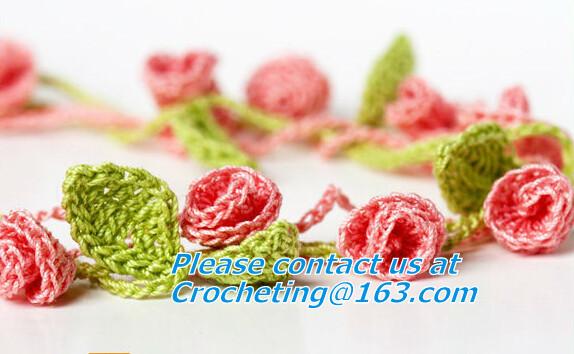 custom colorful crochet, crochet collar necklace, necklace, Crochet Flower Pendant, FLOWER