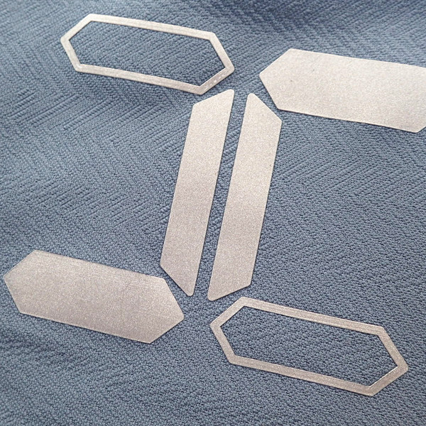 Серебряный силикон печатая ярлыки одежды передачи тепла SGS