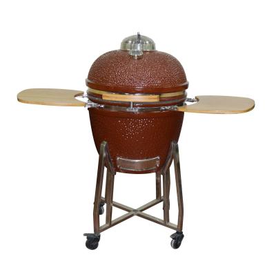 21" Kamado Grills Ceramic BBQ Kamado (Charcoal  BBQ)-Chocolate